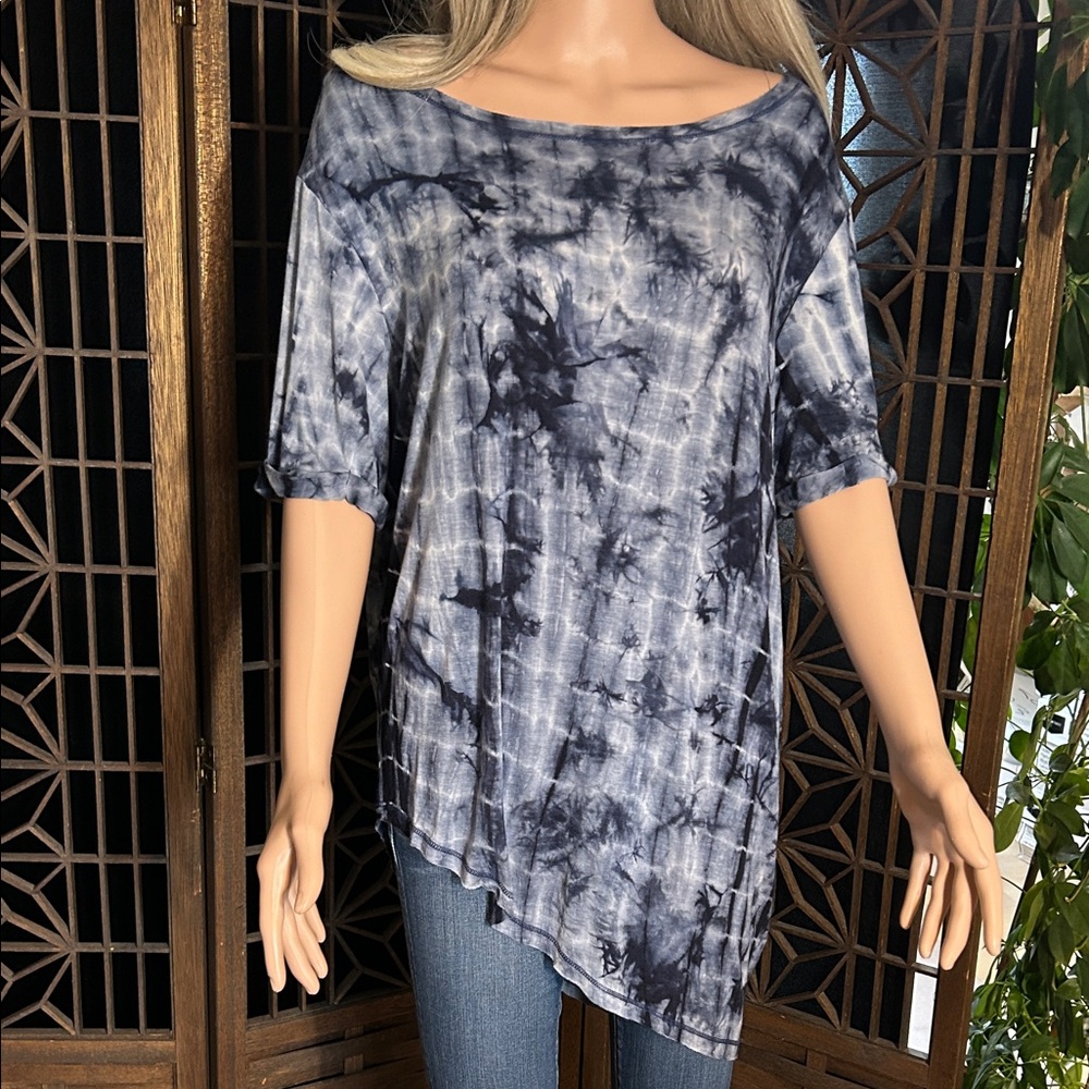 E LUNA TYE DYE HI-LO TSHIRT S